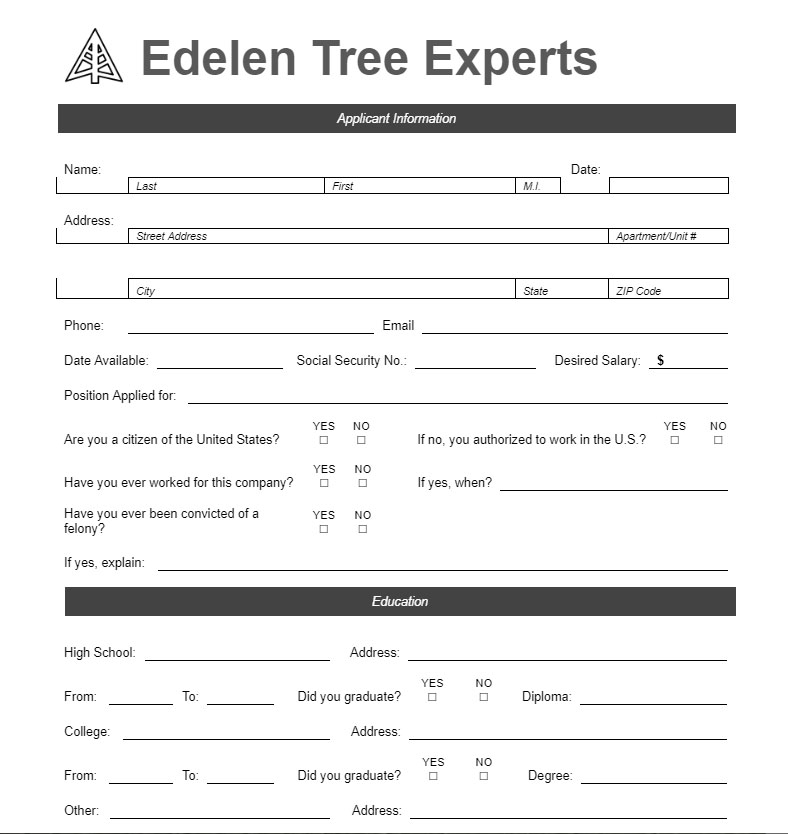 Job Application